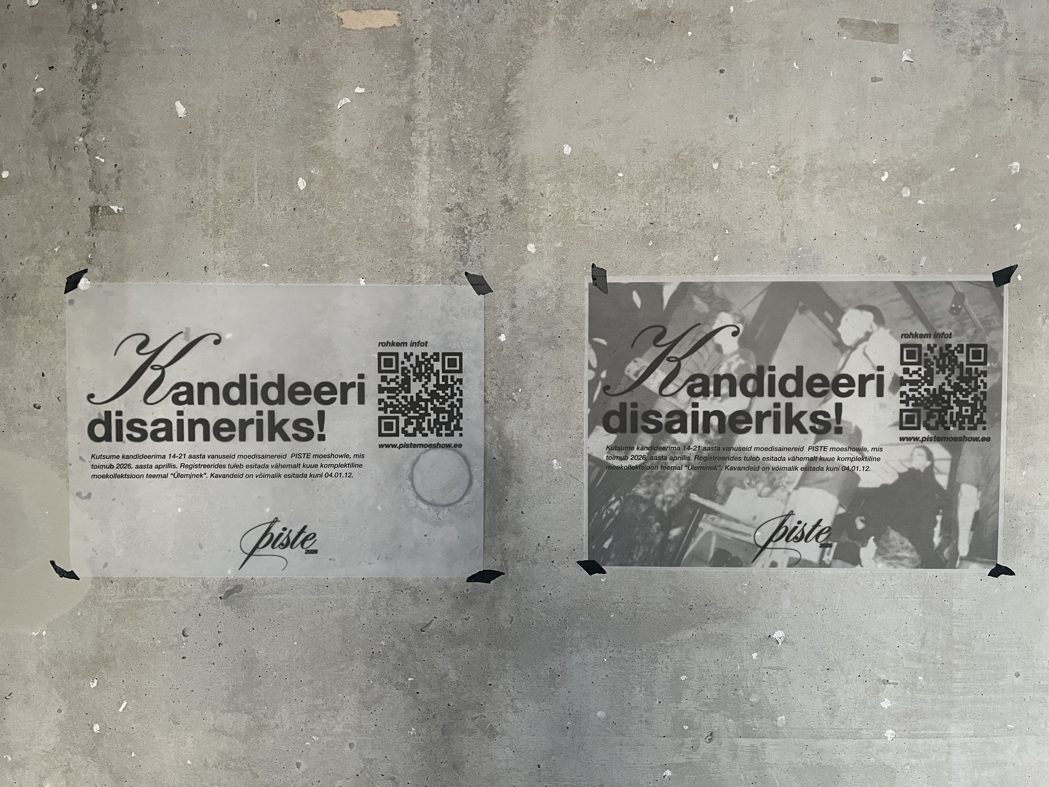 piste fashion show poster