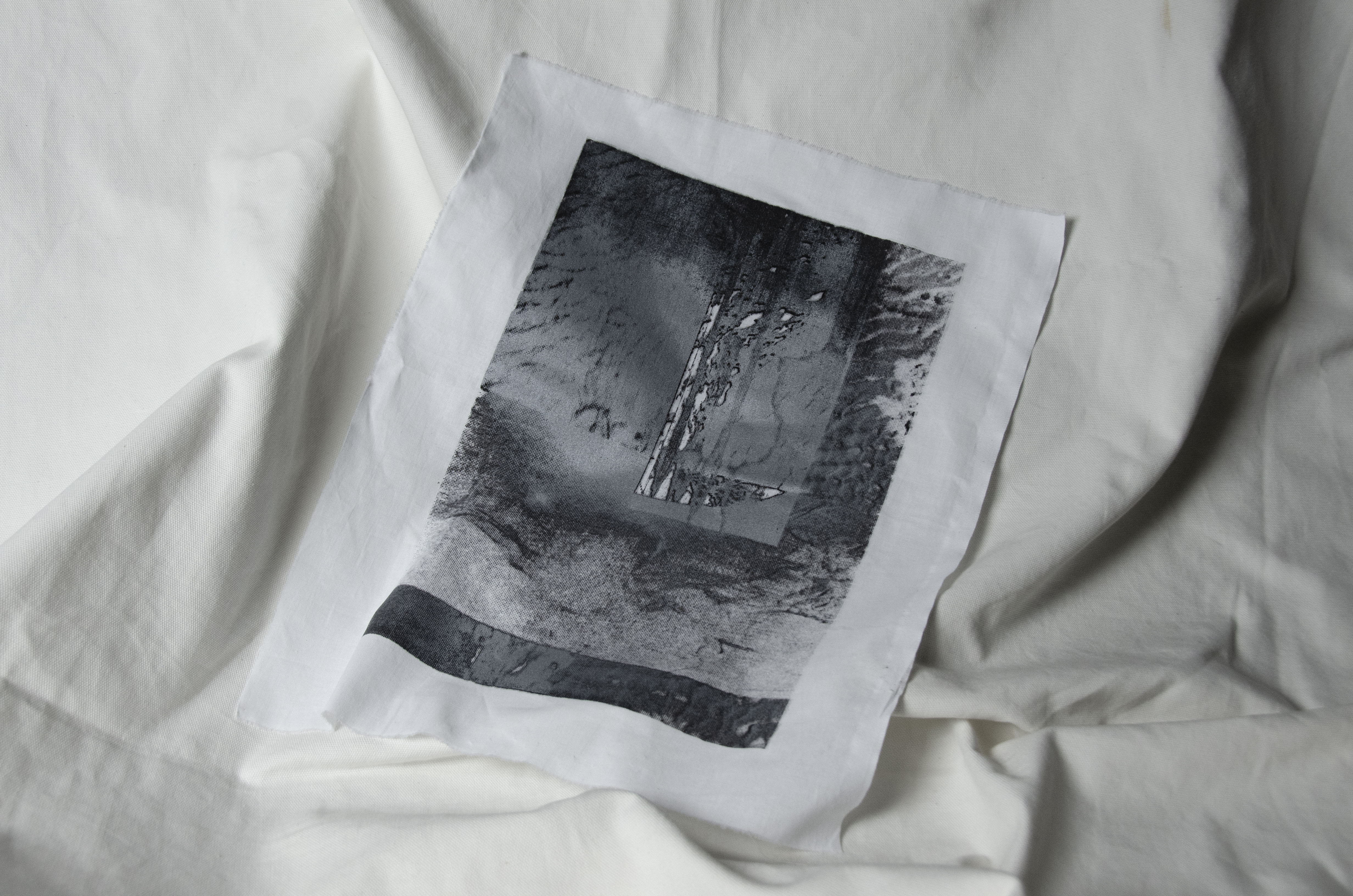 abstract silkscreen print